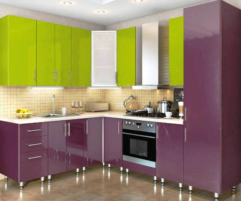 "Hich Gloss_лайм/пурпур"